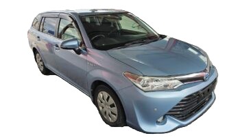 2015 Toyota Fielder Blue 90000 KM