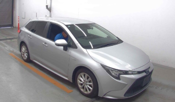 Silver Toyota Corolla Touring hybrid front exterior